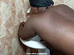 Quickie with my boss's daughter in the bathroom