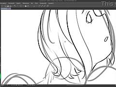 Gravity rush kat flashing in provocative speedpaint scene