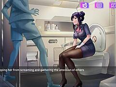 in the succubuzz app, she's riding and getting creampied