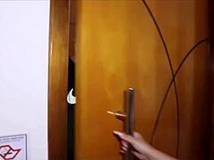 i gave it to the receptionist guy and got cum inside my big pussy.