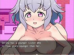 curious exhibitionist serina suzuyo flashing in hentai game