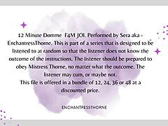 Domme Guides Your Orgasm in Femdom Jerk Off Instructions Session One