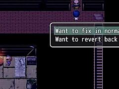 Tanned girl Natsuki gets pussy wet in hentai game