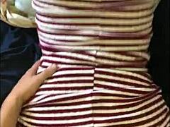 Want to see this amateur young girl with big tits get anal doggystyle?