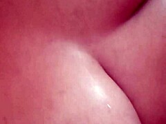 intense solo session leads to sweaty bed after orgasm