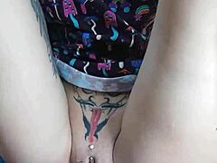 Nastya Fox's solo session with toys and self-pleasure