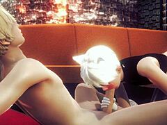 Gay 3D game with Yaoi femboy and sissy trap characters