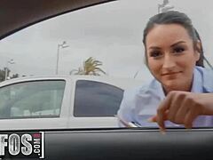 Horny babe Annie Reis seduces Jordi El Nino Polla for deep pussy action underpass. Wow! 😜