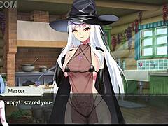 why is the witch trapped in this sexual prison hentai game?