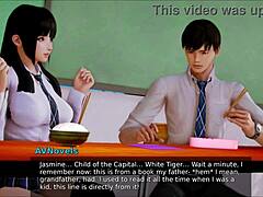 Academy 176 in anime hentai adventure