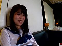 teen cosplay babe fingers herself in cute 18-year-old outfit