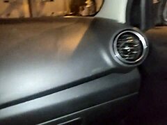 touching myself in the car, so wet.