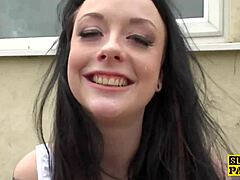 spanked slut in heels face fucking shoes european nipples domination maledom bdsm slap 😈