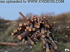 picked up babe gets fucked by the car