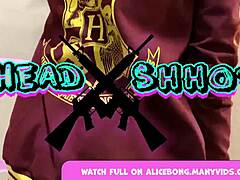 Alicebong does pov blowjob and masturbation in cosplay