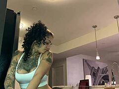 Sexy Latina Putting Groceries Away Before Taking a Big Black Dick. Part 2 Action!