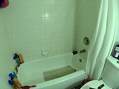 My angel lover gets wet in steamy shower