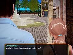 Blonde amateur with small tits in homemade family game fun 😊