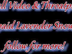 Goth Secretary with Black Lipstick Masters Deepthroat in Wild 69 Cum Blast