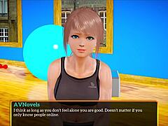 Blonde amateur with small tits in homemade family game fun 😊