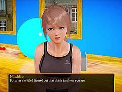 Blonde amateur with small tits in homemade family game fun 😊