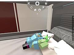 Roblox furry gays enjoy comfortable oral sex sessions.