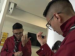 Alicia Ribeiro Gets Fucked by Boss Before Work