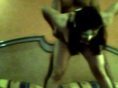 lulu feels excitement in the hotel room