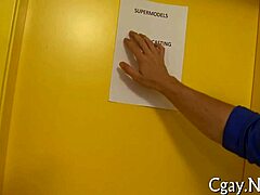 Explicit anal loving act in gay scene