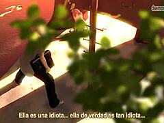 3D Anime Hentai With Rina And Hole, Subtitled In Spanish