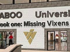 Taboo University: 3D Cartoon Redhead with Big Tits