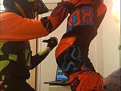 Gay Motocross Blowjob