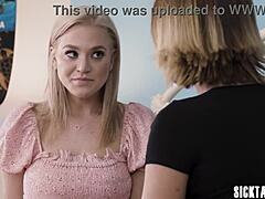 Tribbing and muff diving with big-boobed babes in porn