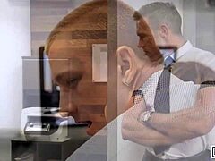 Theo Brady spills coffee to get alone with Alex Mecum at work.