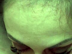 Candie Cross Drops on Knees for Intense Facial Blowjob with Deepthroat Action