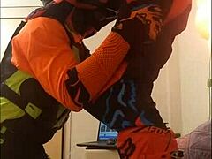 Gay Motocross Blowjob