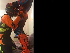 Gay Motocross Blowjob