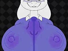 Teacher Toriel Titty Fucks Big Cock