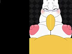 Teacher Toriel Titty Fucks Big Cock