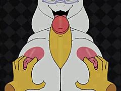 Teacher Toriel Titty Fucks Big Cock