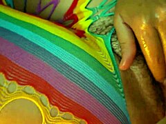 evening close up fuck cum inside hairy pussy lingerie pantyhose