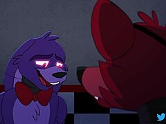 Foxy and Bonnie Slam with Monster Cocks