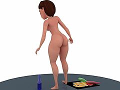 Helen Parr Appears Naked In This 3D Scene