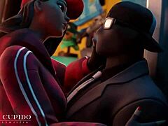 Ruby fucking hard in Fortnite compilation with cum sex