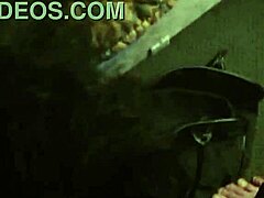 intense sucking of huge mexican cock by latina couple, blowjob action with monster dick