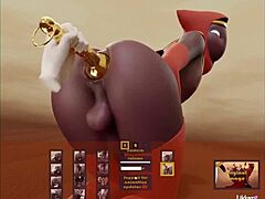 cartoon hentai guy gets anal pounding from hot moreno