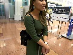 Asian Babe Rides Cock Hard!