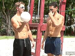 Sporty Gays Fucking Hard with Tattooed Bodies and Big Cocks