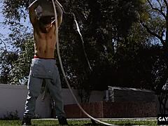 Hot Black Gay Bodybuilder Encounter