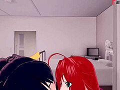 rias gremory craves dick in hs dxd ntr madness fantasy